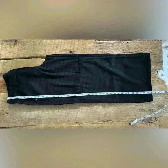 NWT Gap Mid Rise UltraSoft Baggy Wide Leg Jeans~ Black ~ 12 /31 - Picture 10 of 12